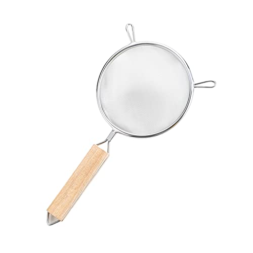 ストレーナー 304ステンレス製 ざる 細かいメッシュ こし器 製菓 粉ふるい ふるい 水切り 取っ手付き ..