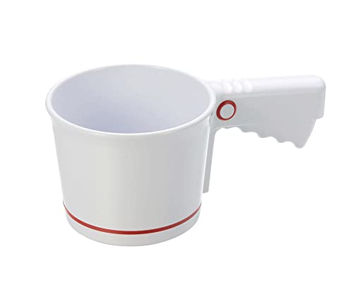 タイガークラウン(Tiger Crown) 粉ふるい 白 120×213×94mm ラインシフター(粉ふるい器) ABS樹脂 レバー..