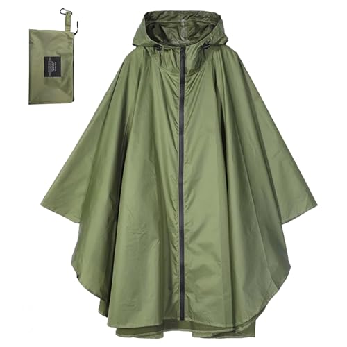 [Tiricky] レインポンチョ レインコート ユニ 多機能 ポンチョ メンズ カッパ 自転車 雨具3WAY 野外ラ..