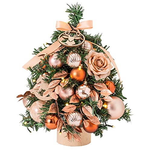 VeroMan ���ꥹ�ޥ��ĥ꡼ ��� �ߥ˥ĥ꡼ �ǥ����ȥåץĥ꡼ ���ꥹ�ޥ� �ԥ󥯥������ �ĥ꡼ LED�饤�� ���� �����ʥ��� ���å� ������� ���� (35cm)