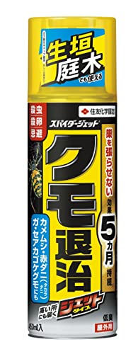 KINCHO園芸 不快害虫剤 スパイダージェット 450ml クモ タカラダニ 駆除 予防