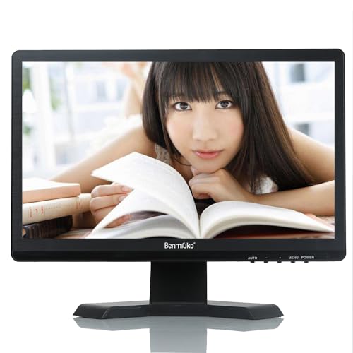 15.6型インチ IPS監視カメラのモニター 防犯カメラ モバイルモニタ 液晶ディスプレイ オフィス 多機能接続のHDMI AV BNC VG USB入力 CCTVモニター 1920x1080フルHD スピーカー内蔵 日本語表示付き