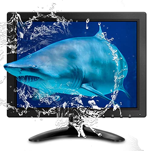 (IPSパネル・全視野178°) 10インチモニター 液晶画面HDMI/BNC/VGA/USB 機能付き ディスプレイ (1024x768)