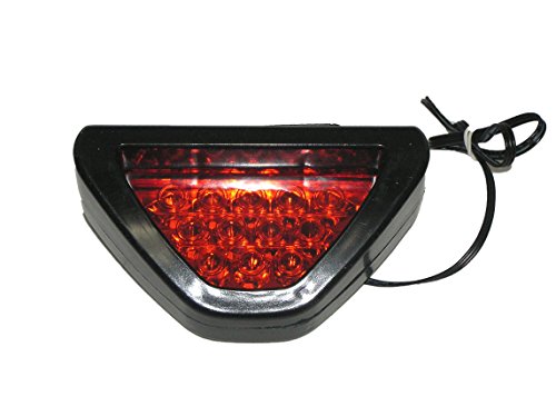 高輝度 LED トライアングル ストップランプ F1風 レーシング 逆 三角 尾灯 ブレーキ ランプ 連動 フラ..