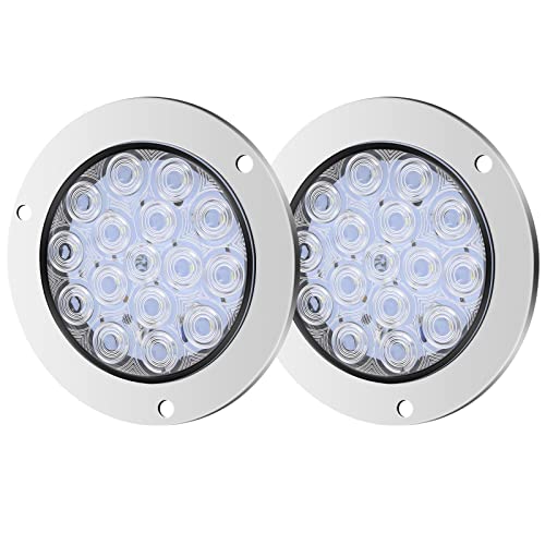 Aoling トラック用テールランプLED 12V 24V 丸型 トレーラー トラック 軽トラなどのリバースランプ デ..