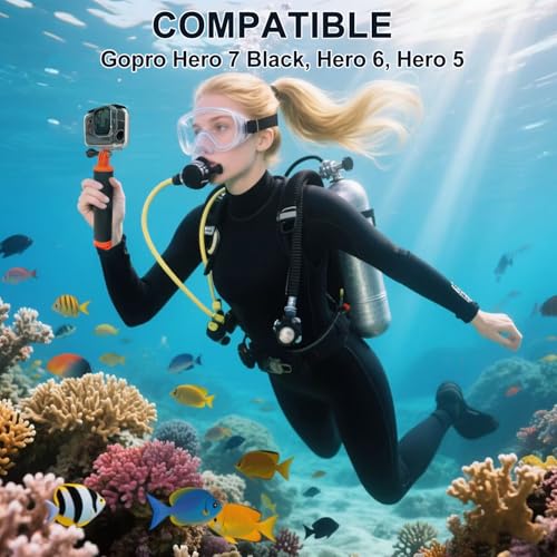 Suptig �����ɿ奱���� �ݸ�ϥ����� GoPro Hero 7 Black Hero 5 Gopro Hero 6 ���潼���� ����164�ե����� (50m) �ɿ�