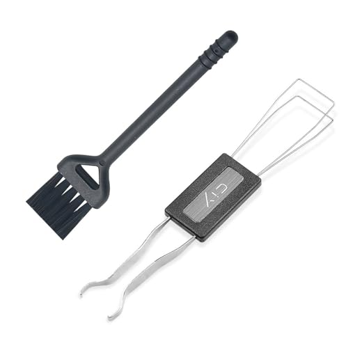 MINBOOT キーキャップ 外す奴 クリーニングブラシ 2 in 1 キートップ引抜工具 外し キーボード 静音リ..