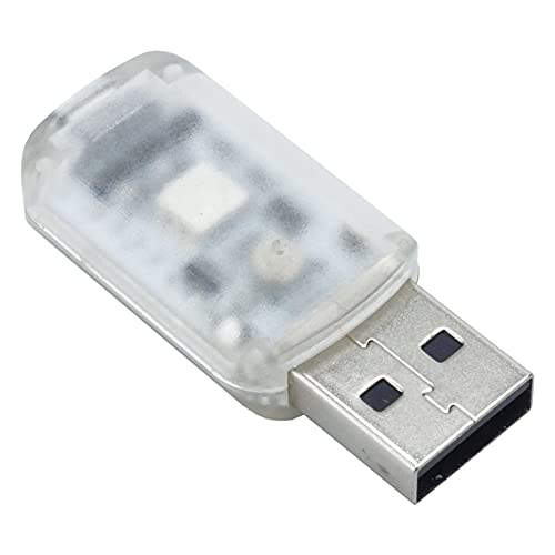 prendre USB LED ライト 発光カラー 7色 音センサー 明るさ調整 車内 USB給電 簡単取付 小型 コンパクト PR-UL003