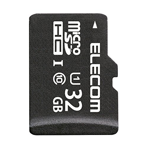 エレコム MicroSDHCカード UHS-I U1 読み出し最大30MB/s JIS防水保護等級7(IPX7)準拠 32GB MF-HCMR032GU11A