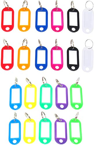 オーディオファン キータグ タグ キーホルダー 名札 ネームプレート 全11色 各2点セット (11色×2点)