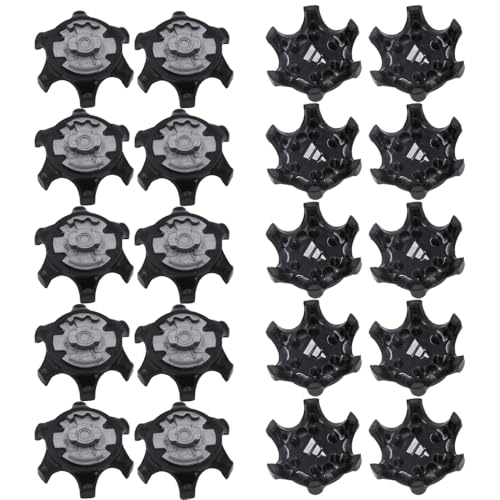YANYULI ゴルフシューズ靴鋲 交換用 スパイク鋲 ソフトスパイク 20個入 滑り止め 固定 衝撃吸収 簡単脱着 付け替え ゴルフシューズ用