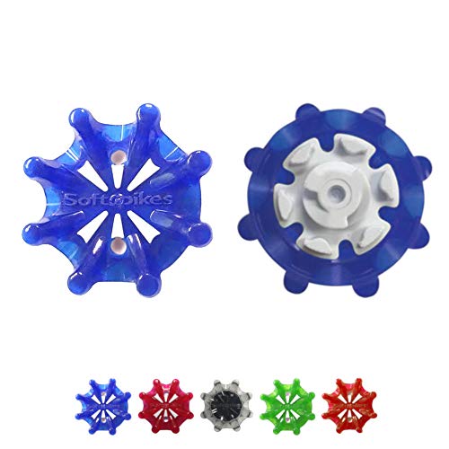 【US純正品】 ソフトスパイク Soft spikes フットジョイ フリースタイル LP FTS3.0（ツアーロック）18個入 スパイク鋲 14E0T2R (アジュール/ホワイト)