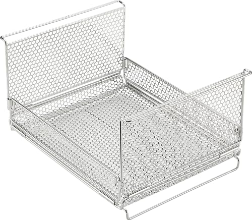 キャンピングムーン(CAMPING MOON) ブリッジテーブル IGT用 メッシュボックス IGTトレー 収納ボックス ステンレス 亀甲文 半扉 CK-23SF