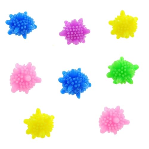 iSuperb 洗濯ボール 8個セット ランドリーボール ドライヤーボール ソフナー 洗濯グッズ 汚れ落とし 衣服を傷つけず 衣類 静電気防止 絡み防止 清潔 ...