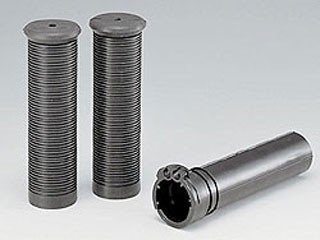 キジマ(Kijima) バイクパーツ グリップ スリムチョッパー φ33×116mm 非貫通タイプ ハーレー ブラック HD-04713