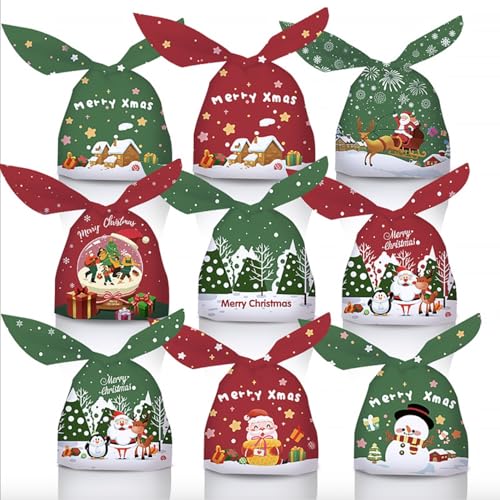 クリスマス ラッピング 袋 120枚セット クリスマス お菓子 プレゼント ラッピング 袋 小分け おしゃれ ギフトバッグ