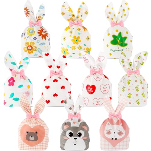 METBOU ラッピング 袋 小 20個 小分け袋 ラッピングタイ付き バレンタイン ラッピング お菓子袋 ギフト袋 プレゼント 袋 小さい バレンタイン 袋 ...