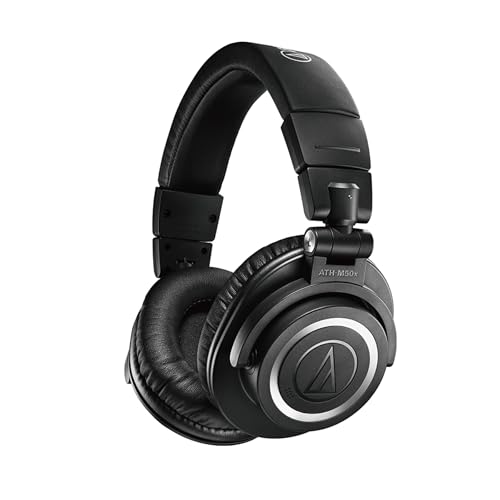 オーディオテクニカ ATH-M50xBT2 ワイヤレスヘッドホン DJヘッドホン Bluetooth 有線 ヘッドフォン 45mm大口径ドライバー AAC LDAC 低遅延モード ビームフォーミングマイク Alex Fast Pair 50時間再生 マル