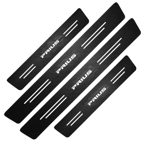 新Prius サイドステップガード スカッフプレート 全車種対応 高級内装パーツ 金箔仕上げ 金メッキ技術 ..