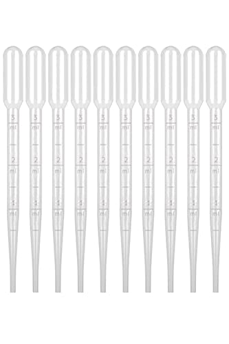wumio スポイト 3ml 10本セット 目安 目盛り付き 15.5cm 小分け ペット 餌やり 香水 化粧品 ブレンド ..