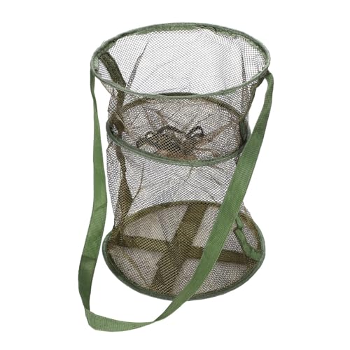 CHASO スカリ ビク 釣り 魚 活かし 網 ネット 折りたたみ 小型 コンパクト ロック付き キャンプ アウト..