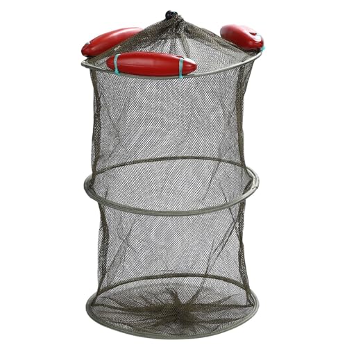 calm wish びく すかり フィッシング 網 活かし 釣り 漁具 道具 小型 フローティング コンパクト ネッ..