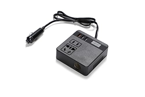 インバーター 12V 24V共用AC110V変換 USB 車載用 車 シガーソケット コンセント 携帯 パソコン 充電 直流交流変換装置 急速充電 車載充電器 車中泊グッズ 車用インバーター