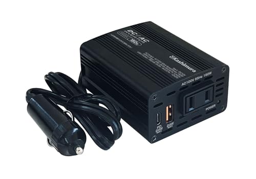 カシムラ(Kashimura)/DC/ACインバーター150W + USB-A/USB-C 品番：KD-262