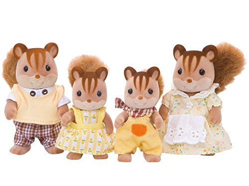 シルバニアファミリー 人形 【 くるみリスファミリー 】 FS-17 STマーク認証 3歳以上 おもちゃ ドールハウス Sylvanian Families エポック社 EPOCH