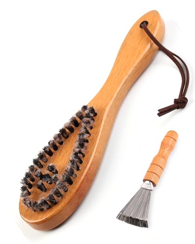 【世界最高峰 高?洋服ブラシ】Snana 毛玉取り けだまとり スーツ 着物お手入れブラシ コート ニット セーター 天然木 天然豚毛 毛玉除去 毛だま取り 毛...