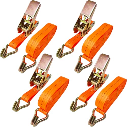 ラッシングベルト 荷締めバンド 固定バンド ラチェット式ベルト荷締機 多用途 地震対策グッズ 幅25 ...