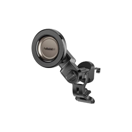 ペルシード(Pellucid) 車内用品 車載マグネットスマホホルダー エアコン取付 360度スイングアーム 縦横..