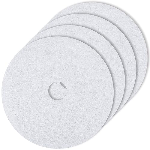 KEEPOW 小型衣類乾燥機用フィルター 外径24cm/内径3.5cm 汎用性ある 【4枚セット】 不織布 ろ過綿 フィ..