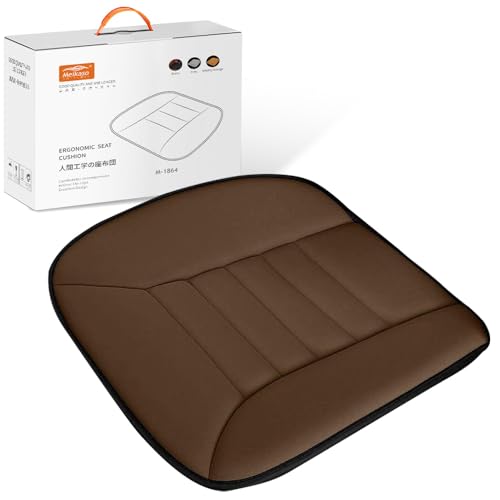 【柔道整復師推薦】Meikaso シートクッション 椅子座布団 低反発 車の座布団 通気性 四季汎用 滑り止め 弾性 車 クッション カー用品 車用 運転 自宅用 オフィス 持ち運ぶ カーシート 蒸れな