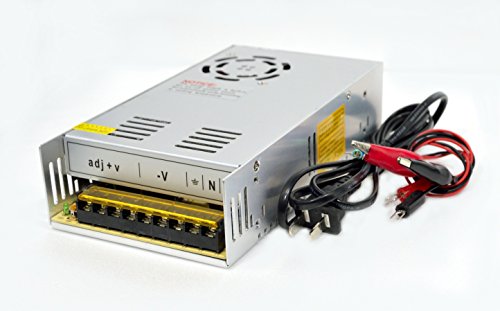 AC-DC Converter 12V 30A 360W (AC100V～200V)→DC12V30Aに変換 直流安定化電源 配線付セット おまけ付