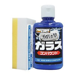 プロスタッフ(Prostaff) 洗車用品 コンパウンド 魁 磨き塾 ガラスコンパウンド 80g ペフ付スポンジ入り A-60 強力油膜取り