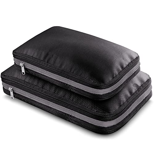 ICHIFUJI 旅行用圧縮袋 トラベルポーチ 圧縮バッグ 収納ポーチ ファスナー 出張 旅行 便利 ...