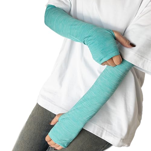 [Holiday A.M.] アームカバー UVカット 接触冷感 レディース メンズ 全5色展開 【接触冷感知値Q-MAX0.3..