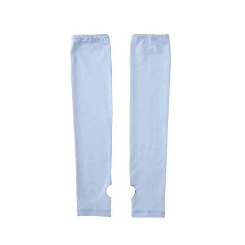 ファイテン(phiten) アームカバー freeasy ライトブルー レディース 接触冷感素材 UVカット機能付き(UV..