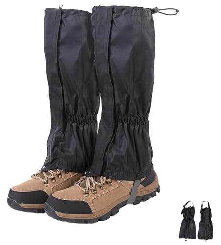 LeTradeJP レッグカバー 登山ゲイター スパッツ 長さ40登山用ゲイター 撥水 汚れ防止 雪よけ 砂よけ 泥除け 泥はね防止 軽量 通気 調整可能 簡単湿性 はっ水レッグカバー 男女兼用