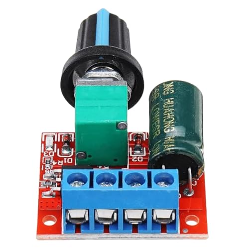 Itisyou PWM モーター スピード コント ローラー 5V-35V スピード コントロール スイッチ 5Aミニ DC モ..