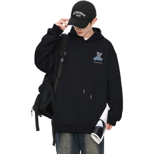 [FEISEDY] パーカー トレーナー メンズ おしゃれ Tシャツ プルオーバー カジュアル ゆったり 大きいサ..