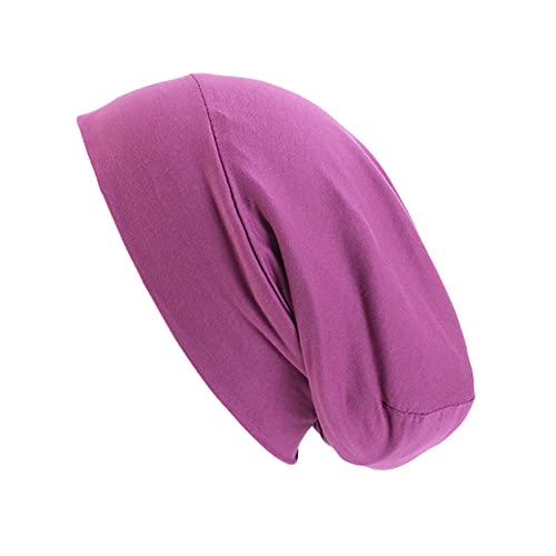 [Xiang Ru] ニット帽子 ナイトキャップ レディース メンズ 無地 サイズ調節可能 ケア帽子 男女兼用 抗..
