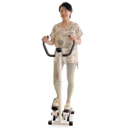 【理学療法士監修】Aspiracion ステッパー 静音 ステッパー健康器具 足踏み健康器具 運動器具 ウォーキングマシン 有酸素運動 ハンドル付き 高齢者向け 運動初心者向け