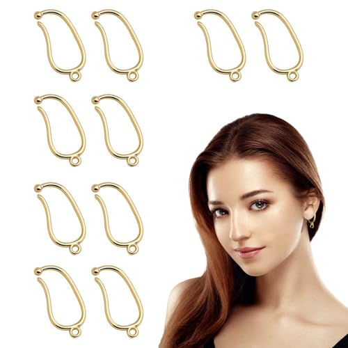 イヤーカフパーツ（10個入り） イヤーフック イヤリング アレルギー対応 ハンドメイド パーツ 部品 DIY..