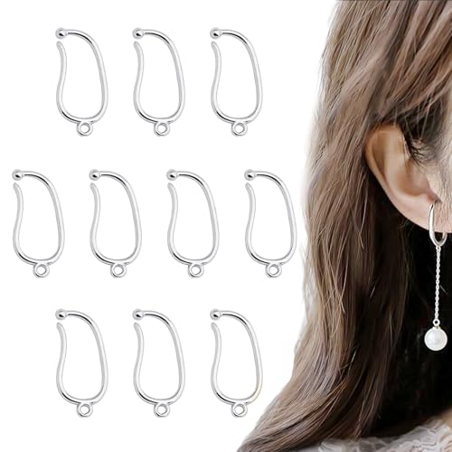 サムコス イヤーカフ イヤーカフパーツ 10個入り DIY 手芸 耳穴なし ヤリング イヤーフックパーツ アク..