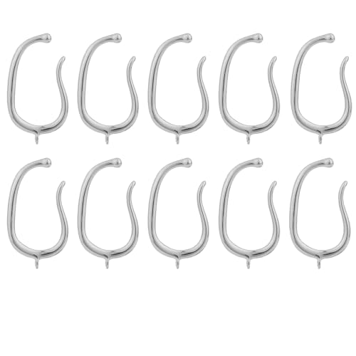 イヤーカフパーツ 10個入り イヤーフック イヤリング カン有り パーツ 部品 DIYイヤーフックパーツ 手..