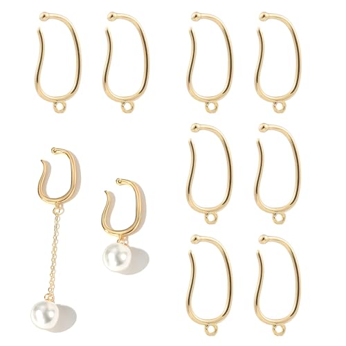 Doyime イヤーカフ イヤーカフパーツ (8個入り) レディース イヤーカフス 耳の穴のない 耳飾り 14KG コ..