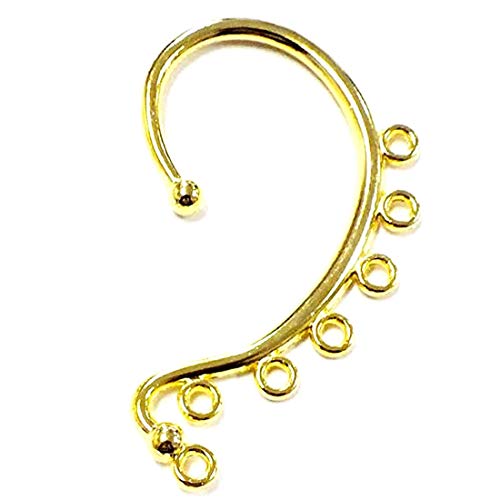 イヤーカフ イヤリング 穴なし ノンホールピアス イヤーラップ 手作り DIY用 イヤーフックパーツ 1個販..