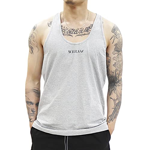[WILLS FITNESS] タンクトップ メンズ ジム 筋トレ インナー ウィルズ フィットネス CORE TANK TOP ト..
